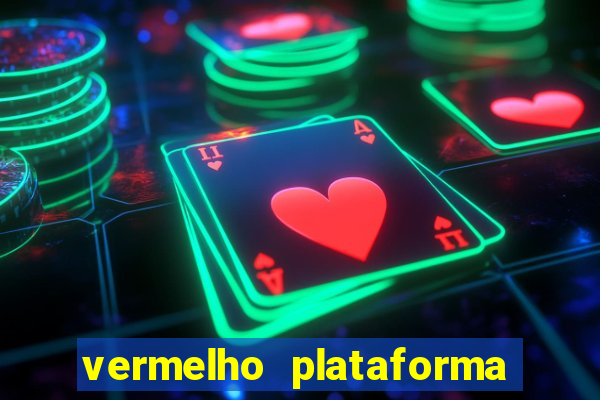 vermelho plataforma de jogos